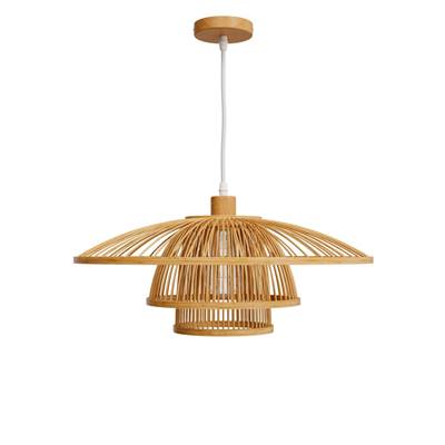 Lina suspension abat-jour bohème en bambou ø50