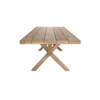 Dubai table de jardin en bois de teck massif 240