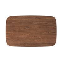 Erren table à manger rectangulaire en bois foncé 4 personnes