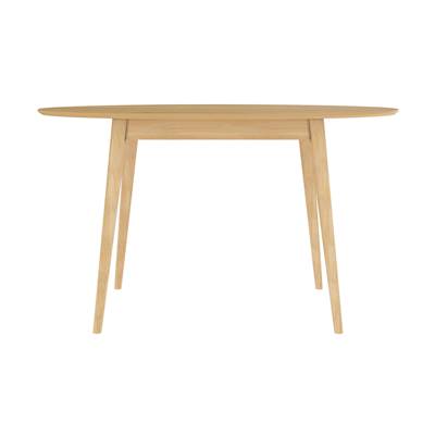 Epura table à manger ovale en bois clair 4 personnes 130cm