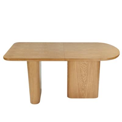 Alegro table à manger extensible organique en bois blond 4-8pers