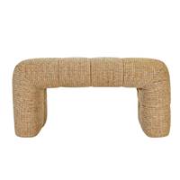 Bruna banc en tissu tweed jaune miami