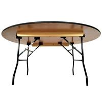 Look table pliante ronde naturelle