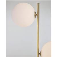 Barl lampadaire en marbre avec finition verte