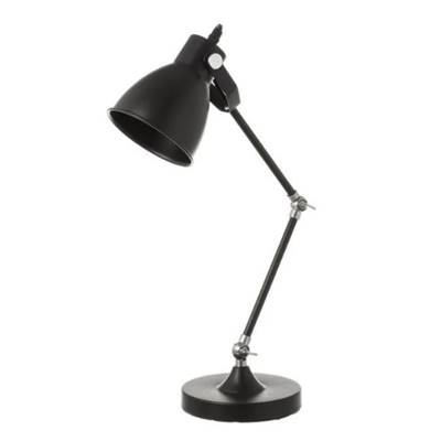 Flexo lampe de table en métal noir