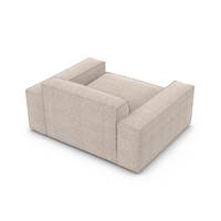 Stacele fauteuil 1 place en tissu texturé beige