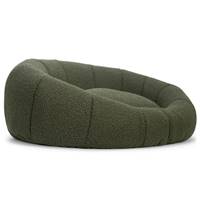 Snooz panier pour animaux en tissu bouclé kaki