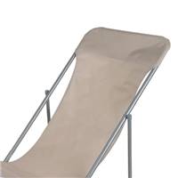 Le Bodrum fauteuil chilienne toile polyester enduit PVC gris