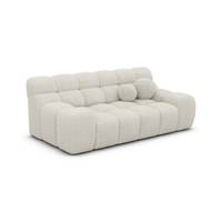 Boon canapé 2 places en tissu bouclé blanc