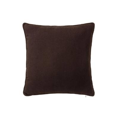 Antelina coussin en toile marron chocolat 45x45