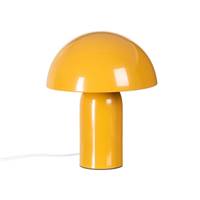 Mushy lampe de table champignon métal jaune moutarde H25cm