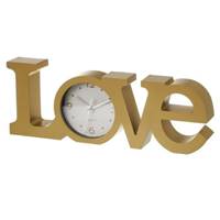 Time horloge LOVE doré