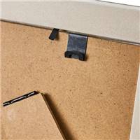 Cristal cadre photo plastique gris 20x25
