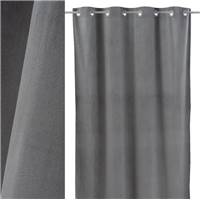 Burn rideau en velours gris fonc 140x260