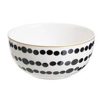 Solina bol noir et blanc motifs ronds