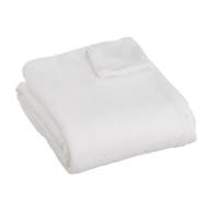 Sherpa couverture en polaire bouclé blanc 130x160cm
