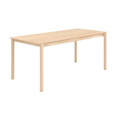 Kaboza table à manger rectangulaire en bois de frêne 6 personnes