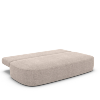 Aldo canapé-lit 3 places en tissu texturé beige