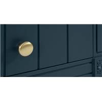 Bourbon meuble TV vintage bleu foncé