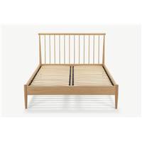 Penn lit double avec sommier chêne 140x200