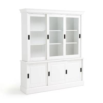 Roybosse vaisselier pin massif blanc