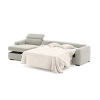 Asam canapé convertible d'angle gauche gris clair