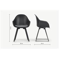 Boone chaise noir