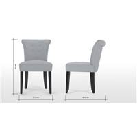 Celia chaise gris pers