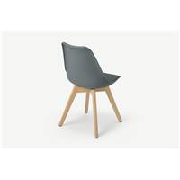 Deon chaise grise et bois