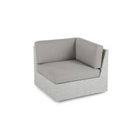 Cordon module d'angle canap de jardin gris