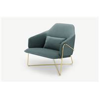 Stanley fauteuil velours vert d'eau