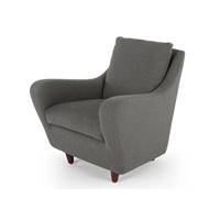 Slump fauteuil gris nickel