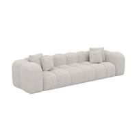 Cotton canapé 4 places en tissu bouclé toffe