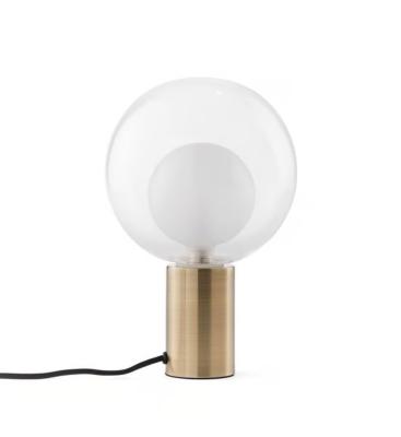 Nasso lampe de table laiton et verre