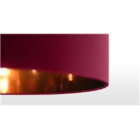 Oro abat-jour simple 45cm marsala et cuivre