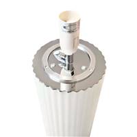 Louka pied de lampe strié opaline