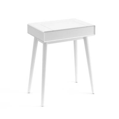 Miji coiffeuse bureau d'appoint blanc