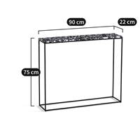 Helix console terrazzo