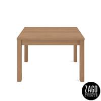 Como table à manger extensible 120cm plaqué chêne