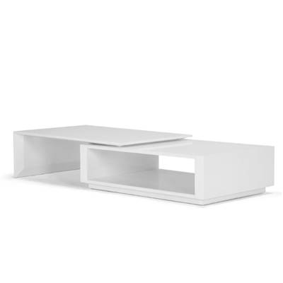 Bramante table basse extensible blanc