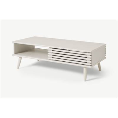 Tulma table basse blanc lavé