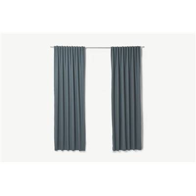 Elena paire de rideaux bleu jean 170x230