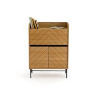 Gomes bureau secrétaire plaqué frêne naturel