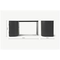 Romer bureau gris acier