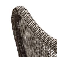 Fasillon fauteuil de jardin en resine tressée