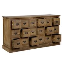 Lenon buffet en bois recyclé 18 tiroirs