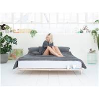 Eve Jers linge de lit gris foncé 140x190