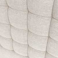 Rediame tête de lit 200cm en tissu texturé beige