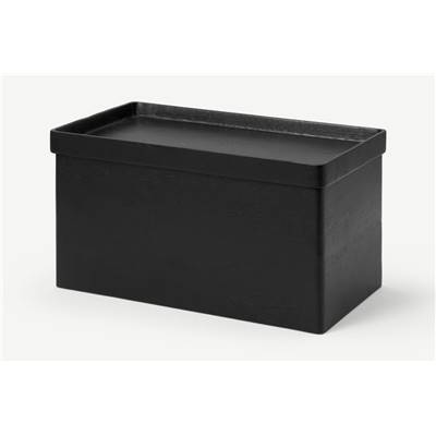Clover boîte à pain d'acacia teinté noir