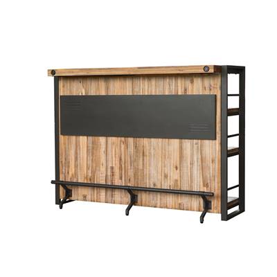Kiko bar acacia et métal L140cm